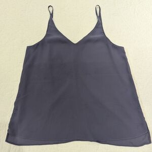 Topshop Lavender V-Neck Sleeveless Blouse